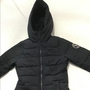 Abercrombie and Fitch pink and black jacket size M